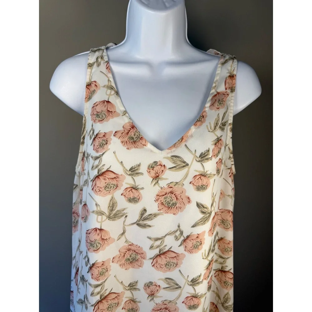 Entro Floral Swing Dress Size S Cottagecore Boho Mini‎ Dress